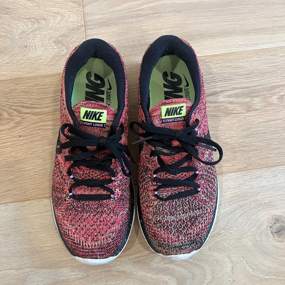 Pink Flyknit Lunar 3 Size 6